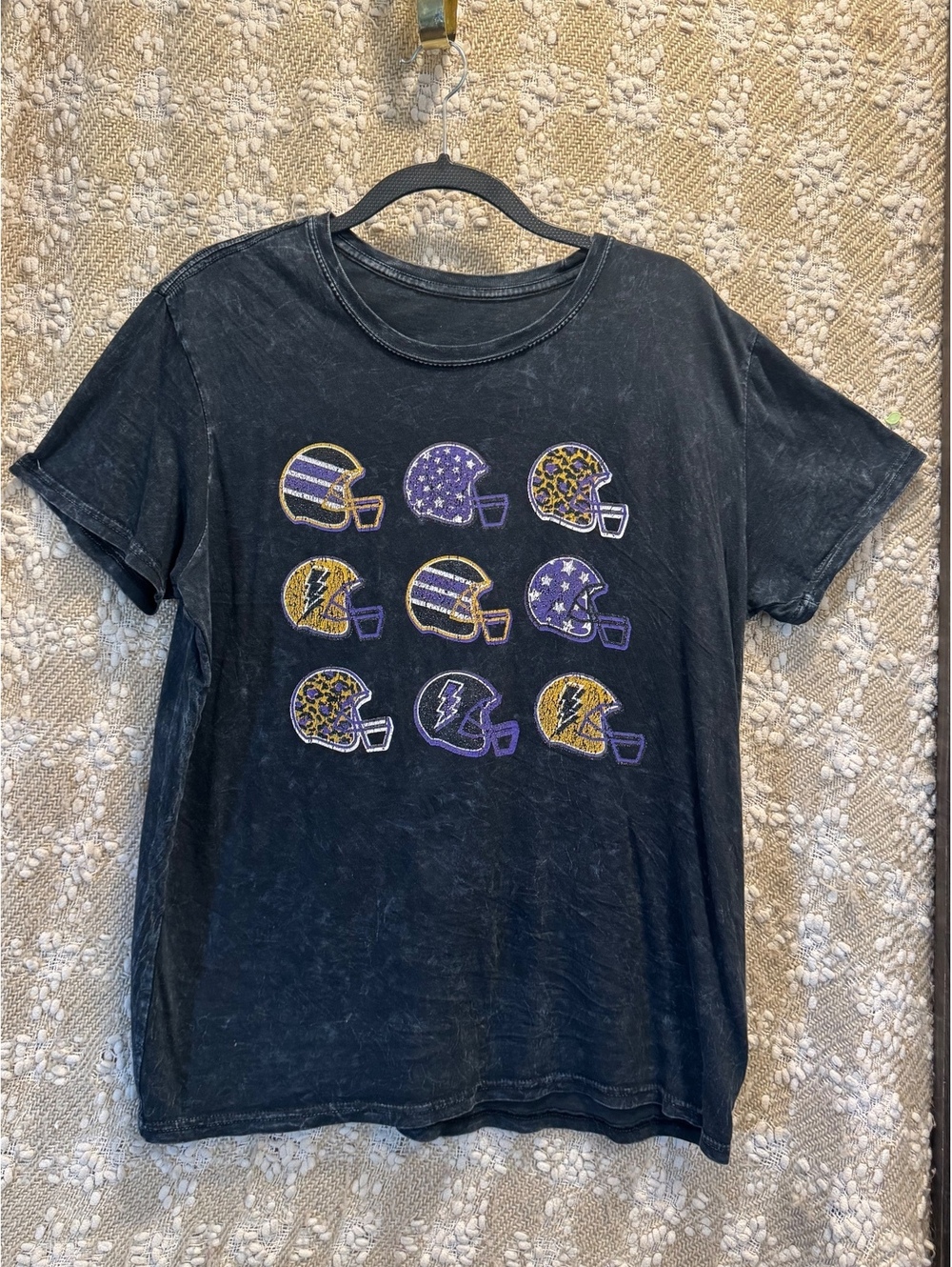 Men's Vintage-style football T-shirt, Size M